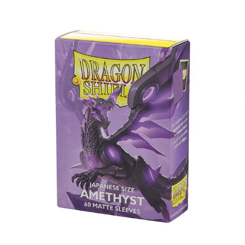 Dragon Shield Amethyst Mini Matte Card Sleeve 60-Count Pack