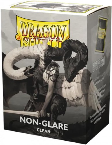 Dragon Shield Matte Non Glare Clear Card Sleeve 100-Count Pack