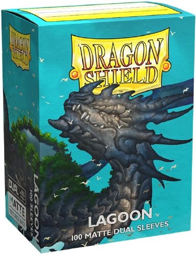 Dragon Shield Dual Matte Lagoon Card Sleeve 100-Count Pack
