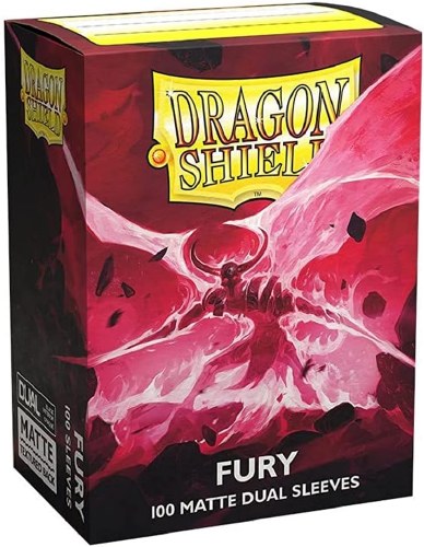 Dragon Shield Dual Matte Fury Card Sleeve 100-Count Pack