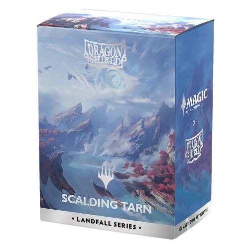Dragon Shield Magic the Gathering Landfall Series Scalding Tarn Standard Matte Dual Art Card Sleeve 100-Count Pack