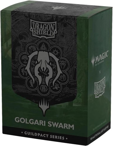 Dragon Shield Magic the Gathering Guildpact Series Golgari Swarm Standard Matte Dual Art Card Sleeve 100-Count Pack