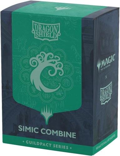 Dragon Shield Magic the Gathering Guildpact Series Simic Combine Standard Matte Dual Art Card Sleeve 100-Count Pack