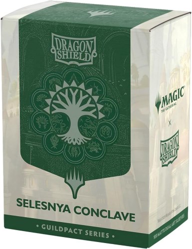 Dragon Shield Magic the Gathering Guildpact Series Selesnya Conclave Standard Matte Dual Art Card Sleeve 100-Count Pack