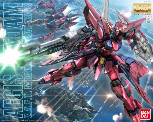 Gundam SEED Aegis Gundam Z.A.F.T. Mobile Suit GAT-X303 MG 1/100 Scale Model Kit