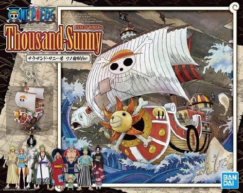 One Piece Thousand Sunny Land of Wano Sailing Ship Collection Model Kit