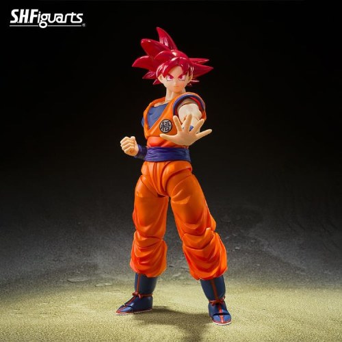 Dragon Ball Super Son Goku Super Saiyan God Saiyan God Instilled with the Light of Righteous Hearts S.H. Figuarts Figure