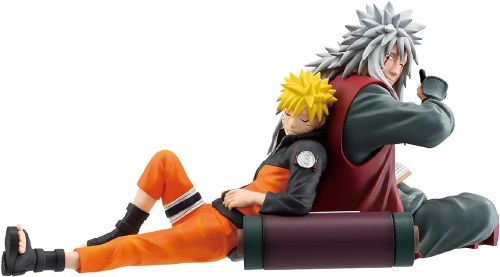 Naruto Shippuden Naruto Uzumaki and Jiraiya Legendary Sannin Ichibansho Figure
