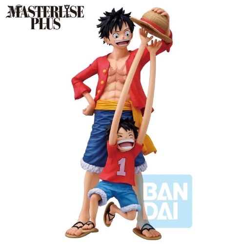 One Piece Monkey D Luffy Another Ver Memories of Adventure and the Shipping Route the Future Masterlise Plus Ichibansho Figure