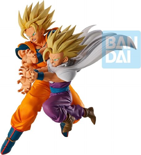 Dragon Ball Z Son Goku and Son Gohan Spectacle Battle Ichibansho Figure