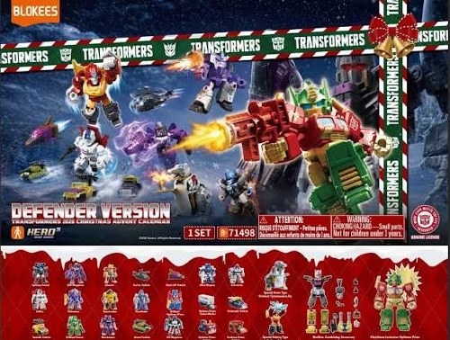 Transformers 2026 Christmas Advent Calendar Defender Version Model Kit