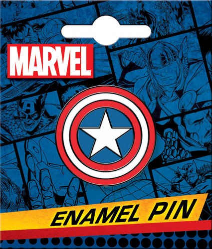 Captain America Shield Enamel Pin