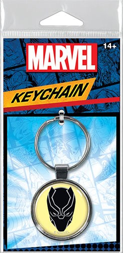 Black Panther Face Keyring