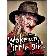Nightmare on Elm Street Freddy Wake Up Little Girl Magnet