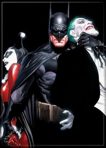 Joker Batman Harley Quinn Alex Ross Magnet