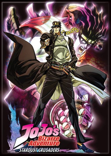 JoJo's Bizarre Adventure Jotaro and Star Platinum Magnet