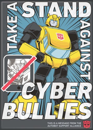 Transformers Cyber Bullies Magnet