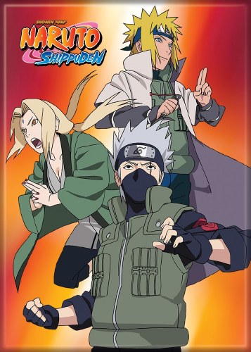Naruto Kakashi Tsunade Minato Magnet