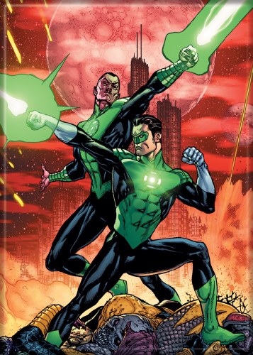 Green Lantern and Sinestro Magnet