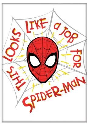 Marvel This is a Job For Spider-man Magnet