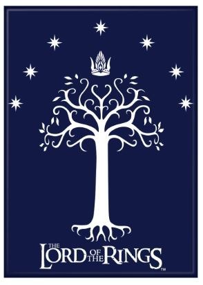 Lord of the Rings Gondor Insignia Tree Stars Magnet