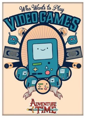 Adventure Time BMO Video Games Magnet