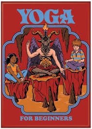 Steven Rhodes Yoga Magnet