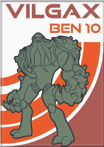 Ben 10 Vilgax on White Magnet