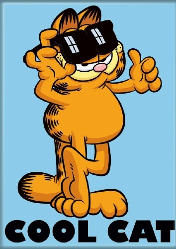 Garfield Cool Cat Magnet