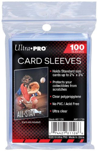 Store Safe Card Sleeve 100-Count Pack