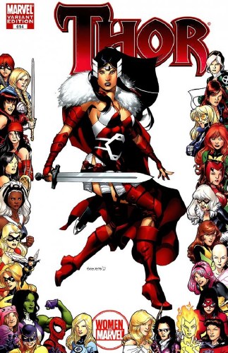 Thor #614 Women of Marvel Frame 1:15 Variant Cover