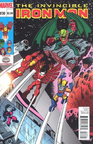 Invincible Iron Man #30 Super Hero Squad 1:15 Variant Cover