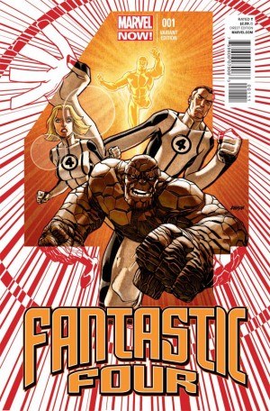 Fantastic Four (2012) #1 Johnson 1:50 Variant Cover