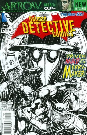 Detective Comics (2011) #17 Fabok B&W Variant