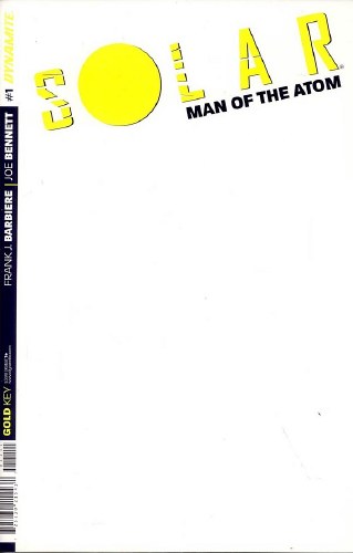 Solar Man of the Atom (2014) #1 Blank Cover