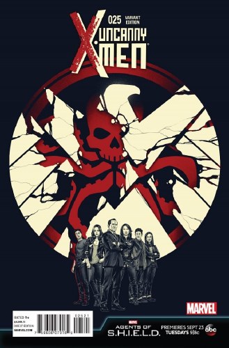 Uncanny X-Men (2013) #25 Phantom City  Creative Agents of Shield  1:10 Variant