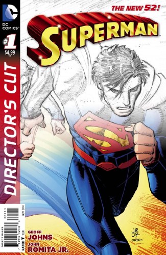 Superman Geoff Johns John Romita Jr Director's Cut #1 Variant
