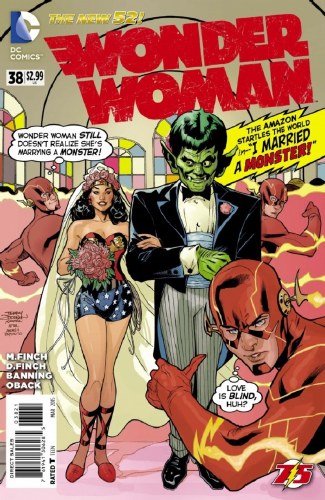 Wonder Woman (2011) #38 Flash 75th Anniversary Variant Cover