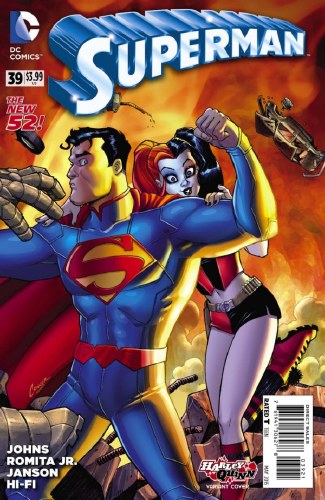 Superman (2011) #39 Harley Quinn Variant Cover