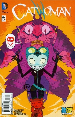 Catwoman (2011) #42 Teen Titans Go! Variant Cover