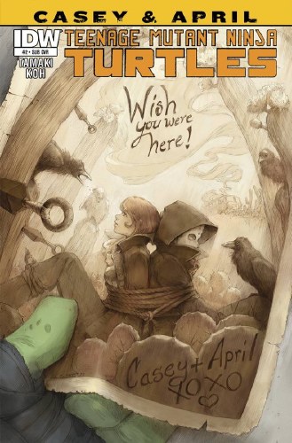 Teenage Mutant Ninja Turtles Casey and April #2 Myer Cover