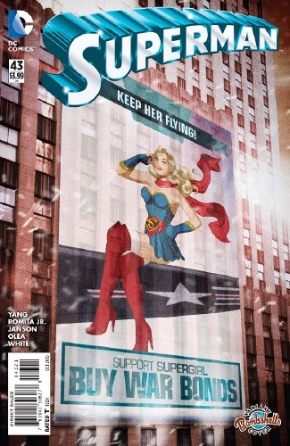 Superman (2011) #43 Bombshell Variant Cover