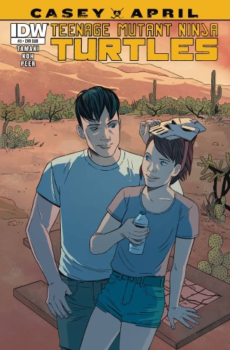 Teenage Mutant Ninja Turtles Casey and April #3 Zarcone Cover