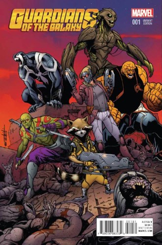 Guardians of the Galaxy (2015) #1 Schitti 1:25 Variant Cover