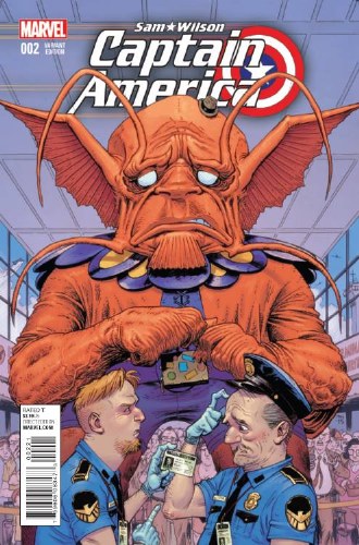 Captain America Sam Wilson #2 Kirby Monster Variant