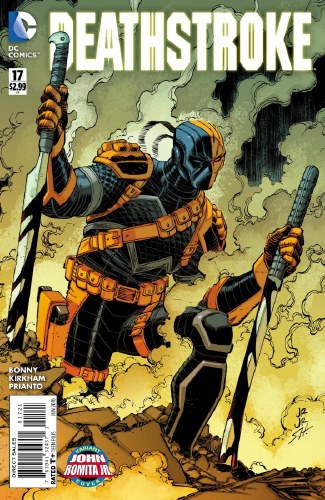Deathstroke (2016) #17 Romita Jr/Hanna Variant Cover