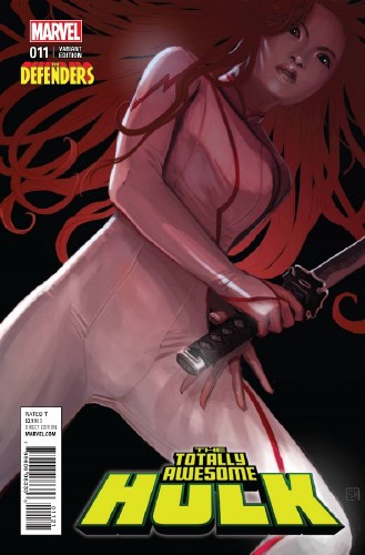 Totally Awesome Hulk #11 Defenders Variant Cover