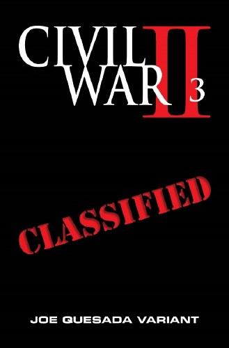 Civil War II #3 Midnight Launch Cover