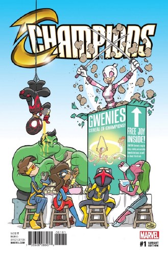 Champions (2016) #1 Party Cover