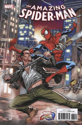 Amazing Spider-Man (2015) #31 Marvel vs Capcom Variant Cover